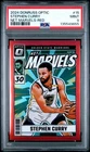 2024 PANINI DONRUSS OPTIC NET MARVELS RED #15 STEPHEN CURRY 80/99 PSA 9