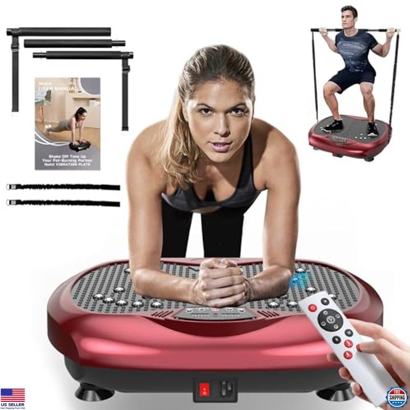 best whole body vibration machine for weight loss Amazon.com: Vibration Plate Exercise Machine, Whole Body Workout Vibration  Fitness Platform w/Loop Bands, Home Training Equipment for Weight Loss &  Toning Home Gyms Workout US Plug : Sports & Outdoors