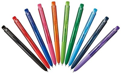 Signo RT1 Retractable Gel Ink Pen Ultra Micro 0.28mm 10 Color Set UMN15528