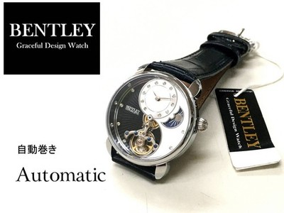 Bentley BTY-2287 Watch automatic Wristwatch Moon Phase Sun and Moon Unused ZK