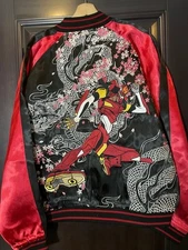 Nishiki x Evangelion Eva-02 & Dragon Jacket Sukajan Embroidered JP XL (US L)