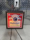 Vintage Budweiser Clydesdale Lighted Beer Sign Horses