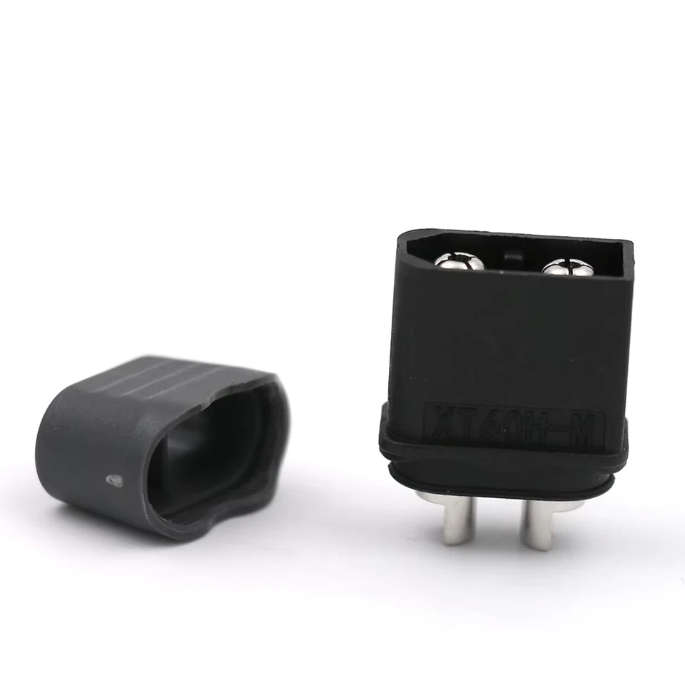 1/2/5Pairs AMASS BLACK XT60 & INSULATED CAPS* Male Female Connectors/Plugs XT60H - Image 2 of 4