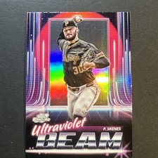 2025 Topps Chrome Cosmic Ultraviolet Beam Paul Skenes #UB-20 Pirates