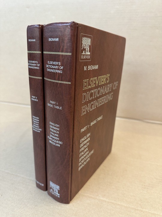 Elsevier's Dictionary of Engineering 2 Vols : English/American, German, French..