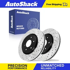 Front Drilled Slotted Brake Rotors for Nissan Frontier Xterra Pathfinder