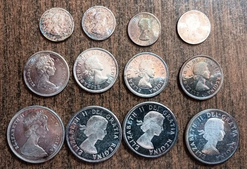 $3.40 FV Canada 80% silver, 2.04 oz ASW, Nice Toned Unc