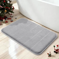 Memory Foam Bath Mat, Super Soft Absorbent Bathroom Rug Non Slip, Quick Dry, Mac