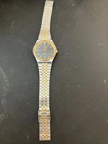 Mens Vintage Timex Marlin Royal Oak Crosshair Manual Wind Watch Works !1987