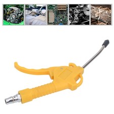 Pneumatic Dust Blowing Gun Short Nozzle Air Pressure Blow Tool Orange UK
