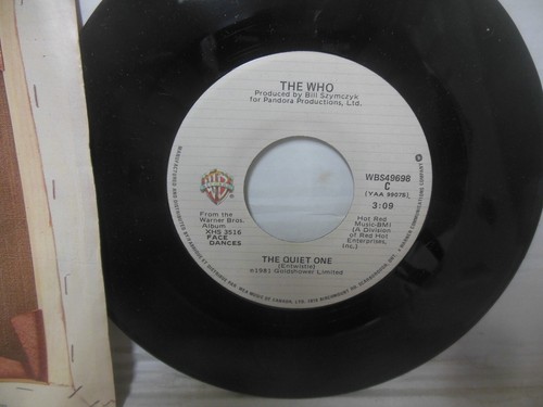the WHO nr mint 45 rpm YOU BETTER YOU BET b/w THE QUIET ONE w/pic sleeve - Foto 4 di 4