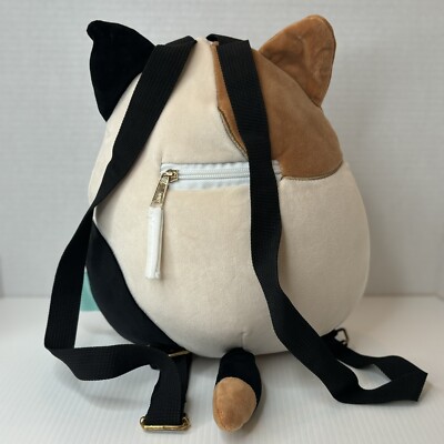Squishmallows Calico Cat Plush Backpack - Cream, Brown, Black Squishmallows Cameron Cat Unisex 10 main image 3