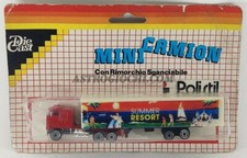 POLISTIL CAMION CON RIMORCHIO SUMMER RESOT DIECAST VINTAGE 1985 NEW IN BOX