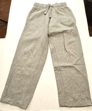 Sweatpants Kids Size 8 Gray Drawstring With Pockets Back To School