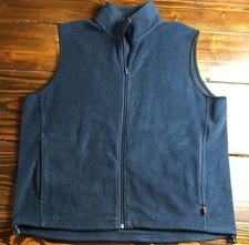 Woolrich Jacket, Women's Size Large, Blue, Full Zip, Fleece, Vest