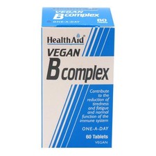 HEALTH AID VEGAN B COMPLEX - 60 TABLETS