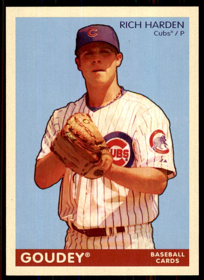 2009 Upper Deck Goudey Rich Harden Chicago Cubs #43 MLB Baseball