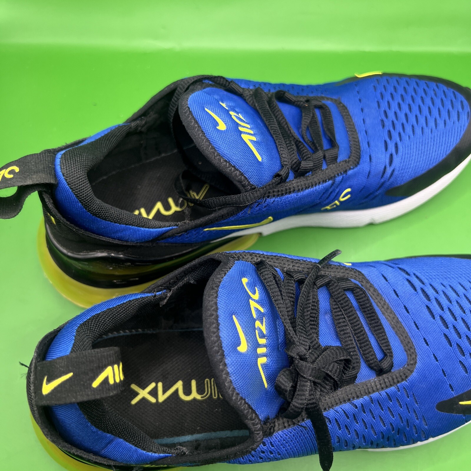 Nike Air Max 270 Game Royal Dynamic Yellow Warriors BV2517-400 Men's