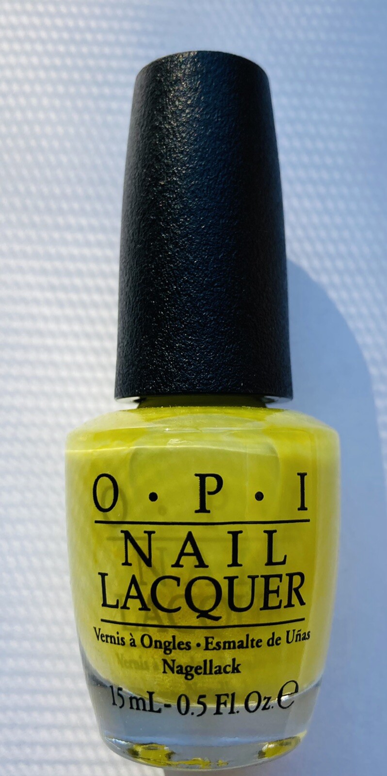 2 OPI Nail Lacquer LIFE GAVE ME LEMONS 0.5 oz Neon Citrus Lemon Yellow