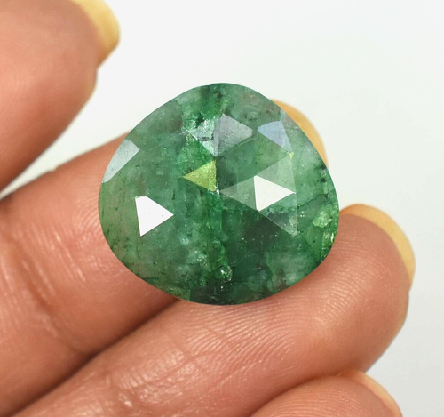 Paire D'émeraudes Naturelles Colombiennes - 7x7 Mm Rondes - Qualité AAA, Non Traitées