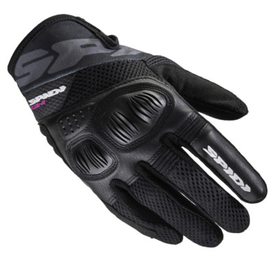 Motorradhandschuhe Damen Sommer Spidi Flash-R Evo Lady schwarz Größe XS S M