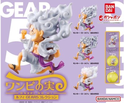 ONE PIECE Onepi no mi Luffy GEAR5 Collection Complete Set Capsule