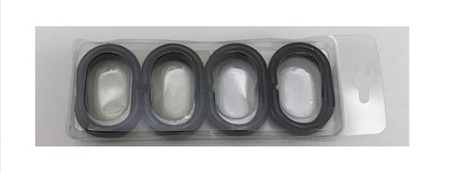 12 X Anelli Tenda Doccia Ganci Bagno Plastica Forte Palo Guida Appendiabiti - Foto 10 di 12
