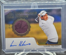2024 SP Authentic Golf Rookie Patch Autograph Lucas Herbert 16/49 Australia