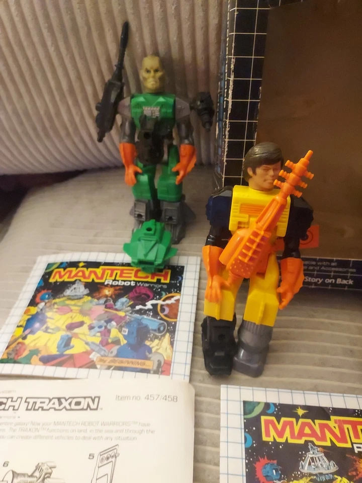 Lote de figuras de acción Remco Mantech Robot Warriors Terror Tech 1983 cómics imprescindibles de ver Foto 2 de 4