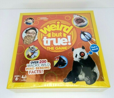 NEW NATIONAL GEOGRAPHIC KIDS - WEIRD BUT TRUE! THE GAME BOARD GAME