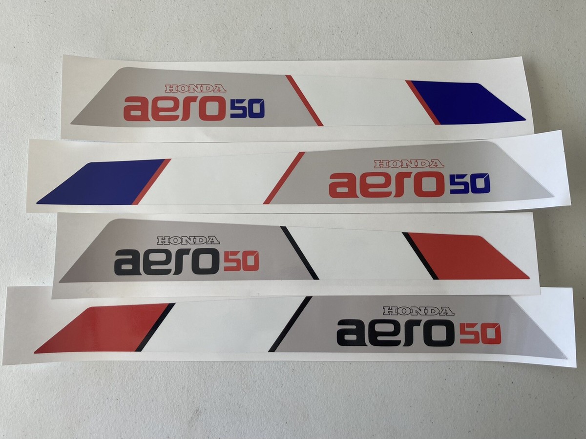85-87 Honda Aero 50 NB50 Side Panel Decals - Fits All 85-87