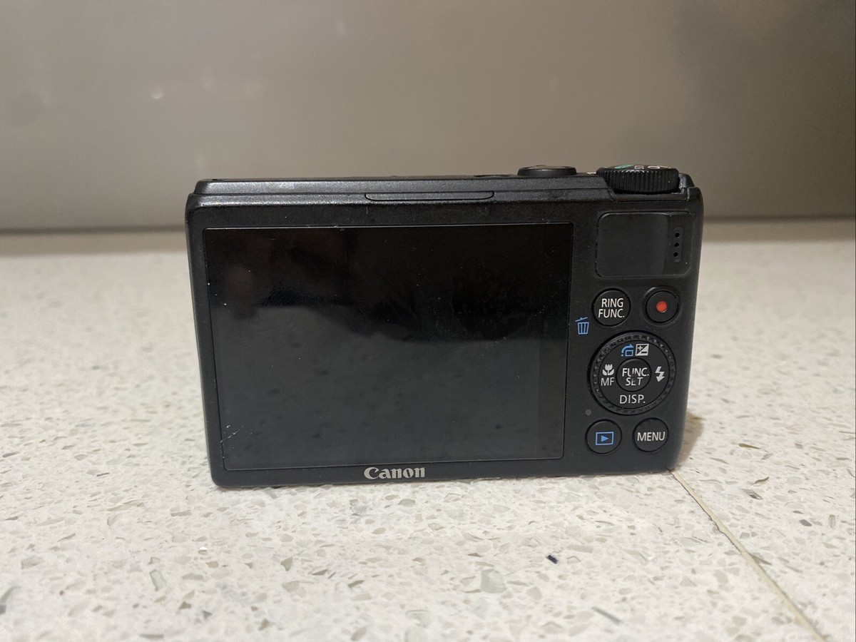 Canon PowerShot S100 Digital Camera 12.1MP PC1675 Black (made In