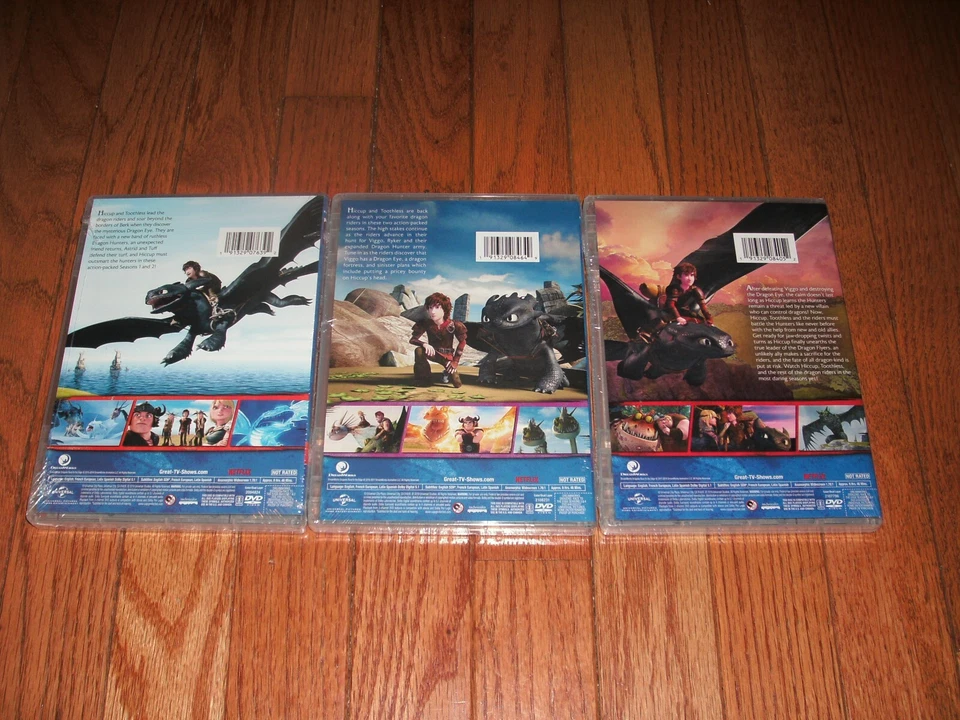 Brand New. Dragons Race to the Edge on DVD. Seasons 1-6.  (How to train your) - Image 2 of 2