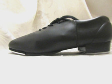 Women CAPEZIO Black MAN MADE /LEATHR SOLE Tap DANCE Shoes TIE OXFORD STYLE 9M