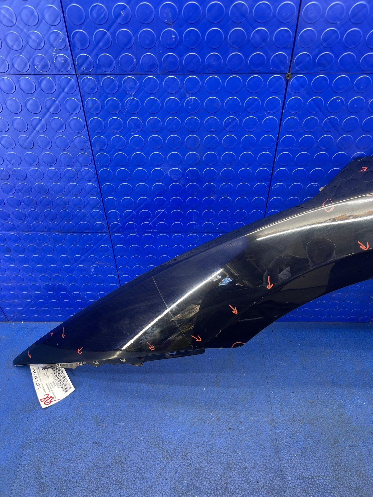 LAMBORGHINI GALLARDO OEM FRONT LEFT FENDER PANEL NERO NOCTIS (LY9B)