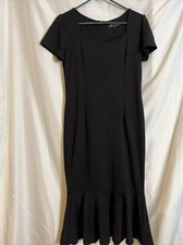 Meikeer Fashion Dress Black Sheath Flared At Knee Vintage Stretchy Comfortable