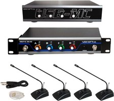VocoPro Wireless Microphones and Transmitters, USB-Conference 4