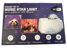 Star Projector Night Light Wi-Fi speaker Galaxy Light- App and Remote Control