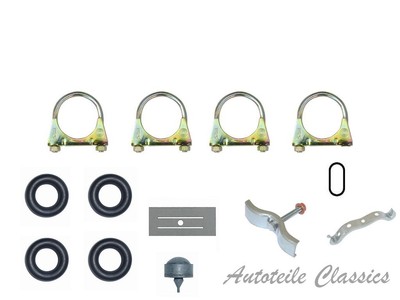 IMASAF Auspuff Set NEU Für Mercedes SL R107/W107 380SL V8 Mittel