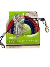 50 DOG RUN STEEL TROLLEY KIT FOR 60 LB DOGS Heavy Duty Lead Leash Tie Cable