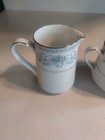 Noritake Blue Hill Creamer and Sugar Bowl with Lid Set 2482 Blue White Floral — photo 5