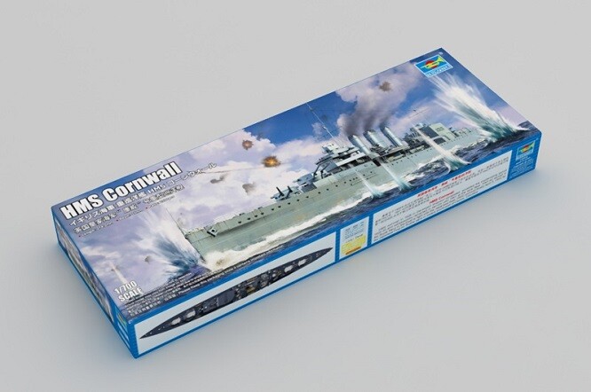 Trumpeter 06734 - 1:700 HMS Cornwall - New