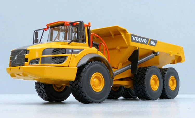 1/50 para camión volquete volquete Volvo A40G modelo de camión diecast Foto 2 de 4