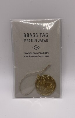 TRAVELER'S FACTORY Brass Tag JAPAN TRIP pattern