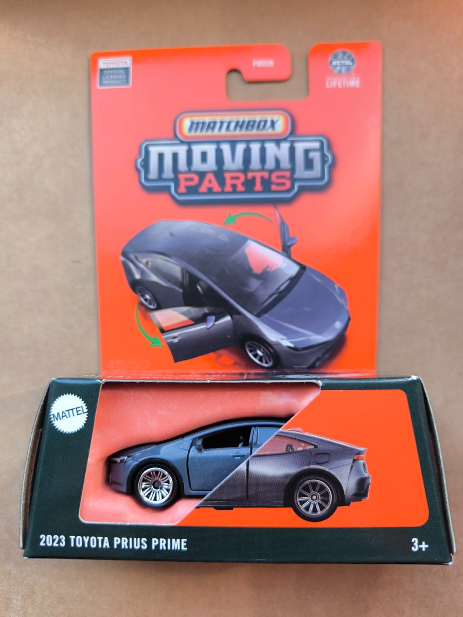 MATCHBOX MOVING PARTS MBX 2023 TOYOTA PRIUS PRIME GRAY 45/50 FWD28