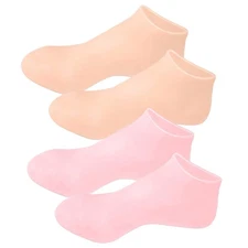 3 Pairs* Silicone Foot Socks For Women Moisturizing Socks Foot Care Protector 