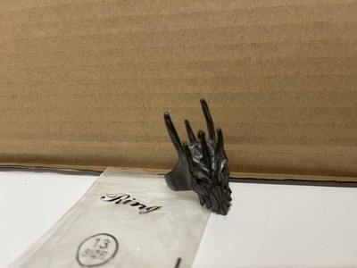 Sauron LOTR Stainless Steel Ring Size 13 Dark Lord Helmet Lord Of The Rings Rare