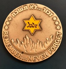 2003 Israel EVERYONE HAS A NAME In Memory of Holocaust Victims Silver Medal