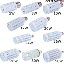 LED Corn Light Bulb 40W 60W 75W 100W 200W 300W Eq. Warm Cool Daylight E26