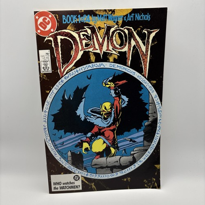 #ad VTG ✅ Demon #1 January 1987 ✅ Matt Wagner amp; Art Nichols ✅ DC Comics Copper Age $2.62